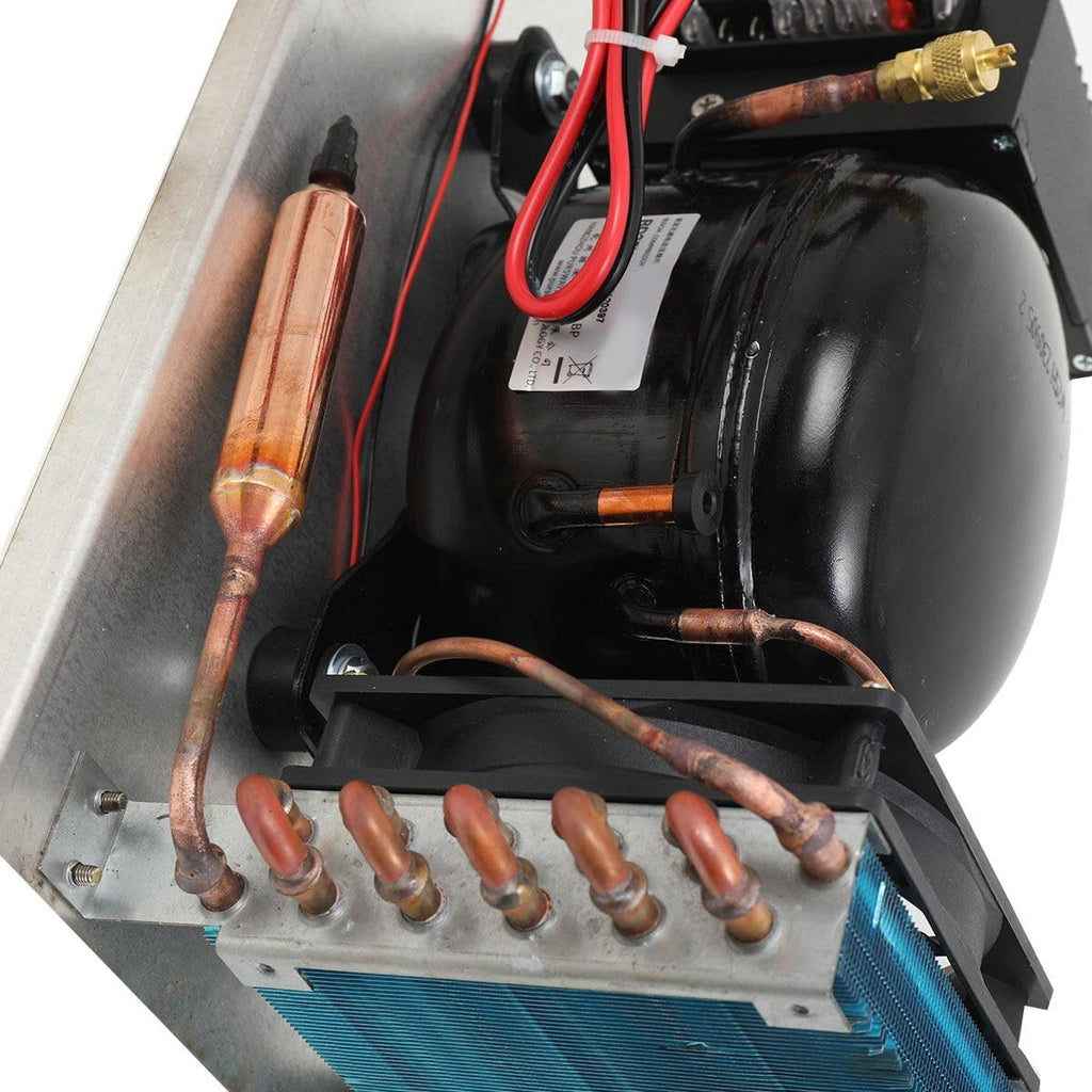 12V-24V DC Car Refrigeration Air Compressor Fridge Freezer Natural Cooling/Air-cooled BD25HC With Temperature Controller