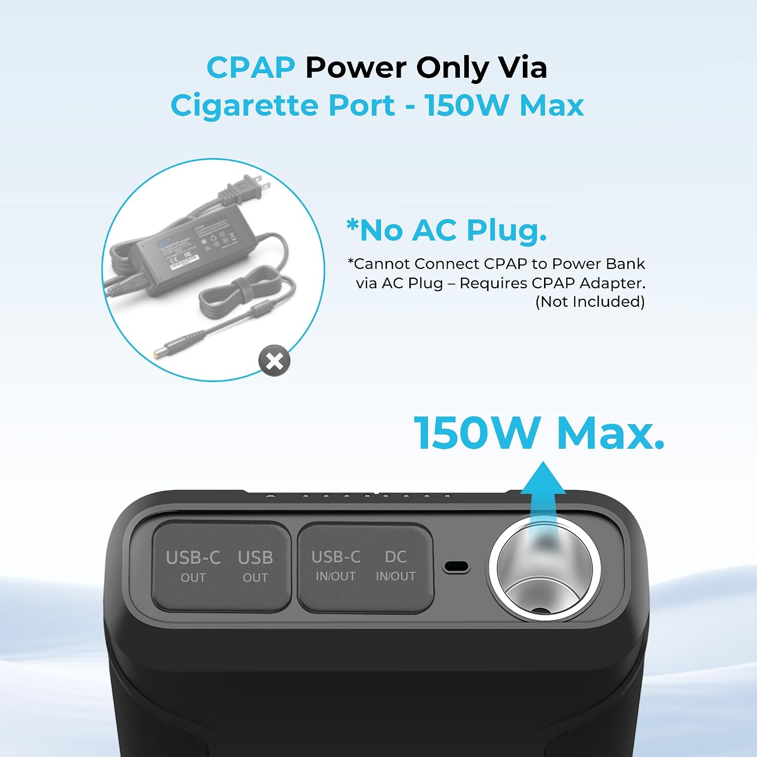 Renogy 72000mAh 266Wh 12v Power Bank with 60W PD, CPAP Battery for Camping, High Capacity Large Camping Power Bank with USB-C DC Wireless Charging & Flashlight, Backup Power Supply for Starlink Mini