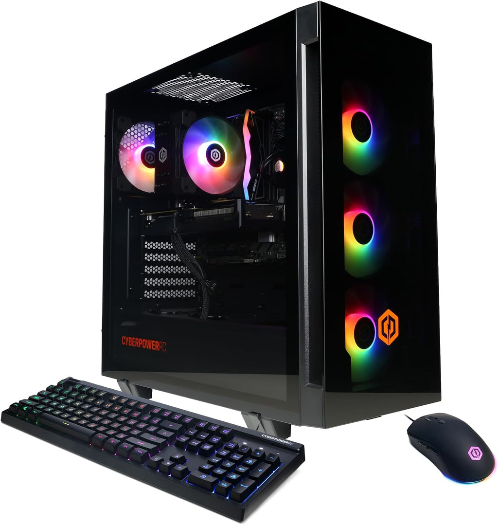 CyberPowerPC Gamer Xtreme Gaming PC Intel Core Ultra 5 225F 3.3GHz, GeForce RTX 5050 8GB, 16GB DDR5, 1TB PCIe 4.0 SSD, WiFi Ready & Windows 11 Home (GXiVR8060A43)