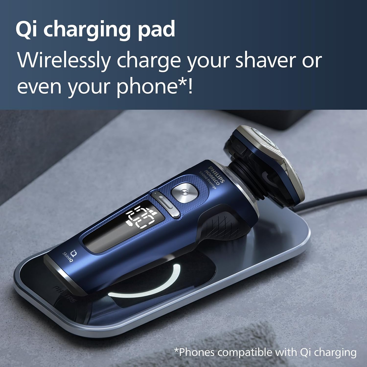Philips Norelco Home & Away Shave Duo Includes Philips Norelco 9000 Prestige Space Grade Edition (SP9886/89) + Compact Shaver (PQ888/81)