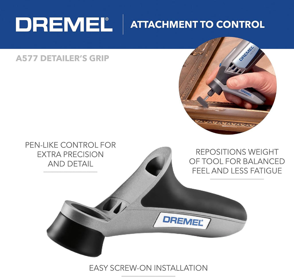 Dremel 4300-9/64 Versatile Rotary Tool Kit with Flex Shaft - 9 Attachments & 64 Accessories - Ideal for Engraving, Etching, Sanding, and Polishing