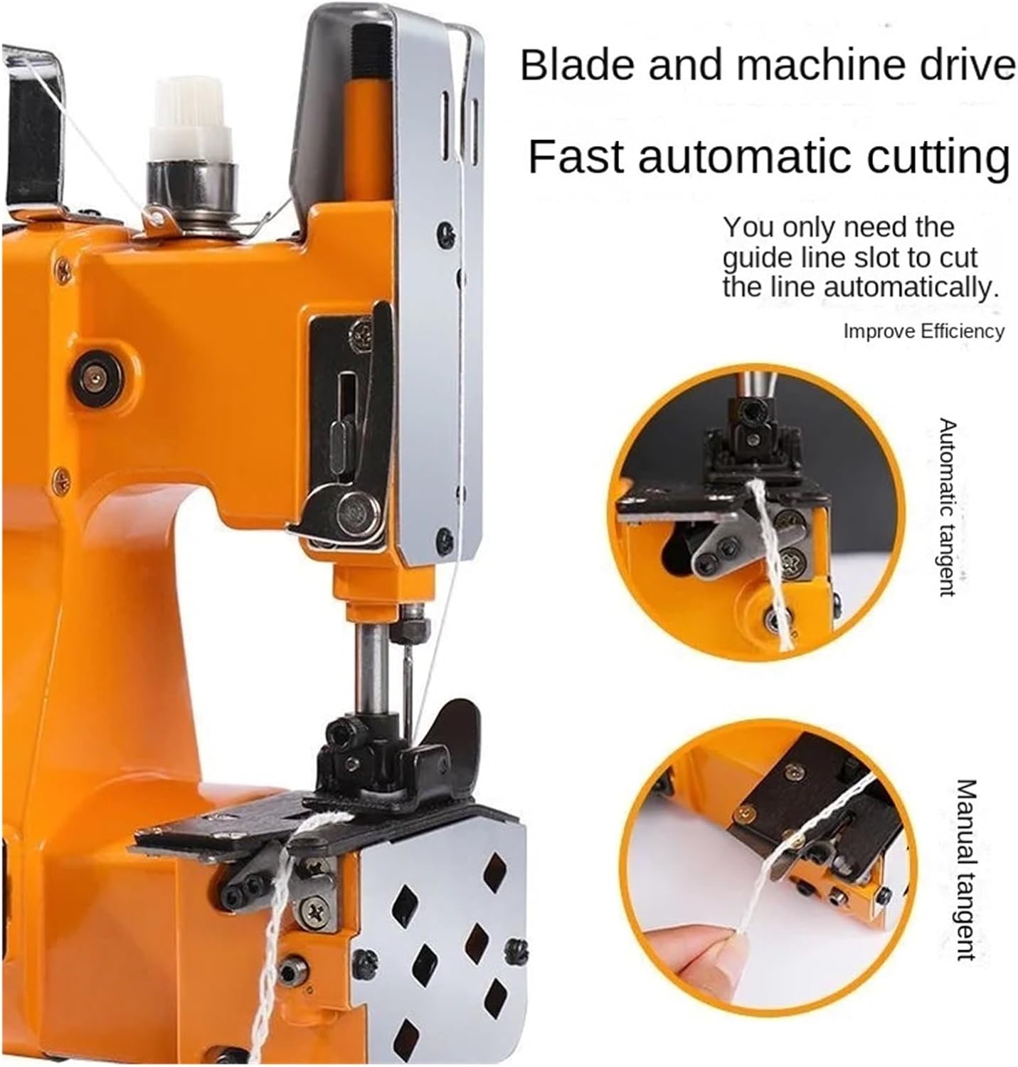 3.0Ah Electric Woven Bag Sealing Machine Textile Industry Handheld Sewing Versatile Applications