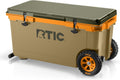RTIC 72 Quart Ultra-Light Wheeled Cooler Hard Insulated Portable Ice Chest Box for Beach, Drink, Beverage, Camping, Picnic, Fishing, Boat, Barbecue, 30% Lighter Than Rotomolded Coolers
