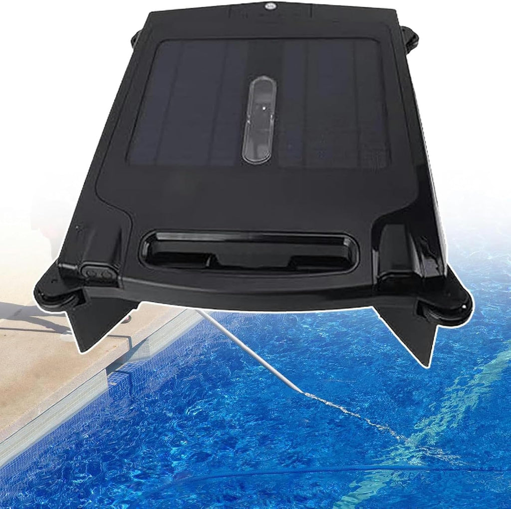 Pool Cleaning Robot Dual Solar Rechargeable Way, Wireless Robot Swimming Cleaner, Skimmer Pool Solo Robot Pool Skimmer