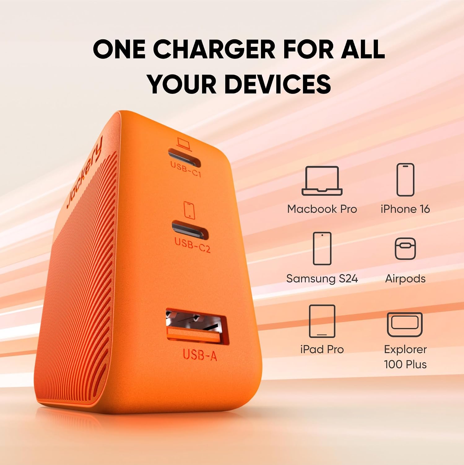 Jackery Explorer 240 v2 Portable Power Station*2 and 102W Fast Charger, 512Wh LiFePO4 Battery with 300W AC/100W USB-C Output, 1Hr Fast Charging, for Outdoor/Camping/RV/Travel/Emergency Backup