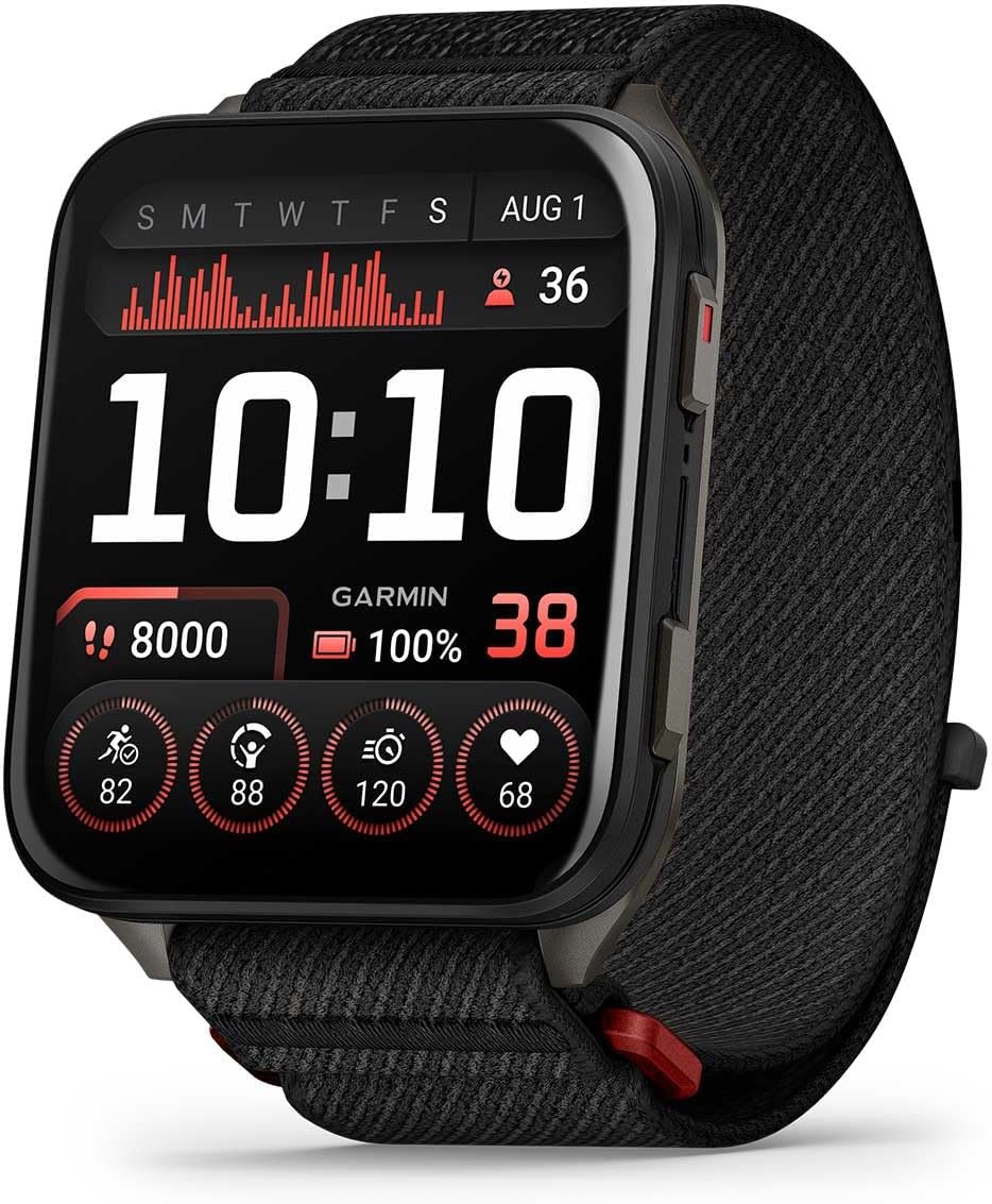 Garmin Venu X1 (Black/Slate Titanium) Fitness GPS Smartwatch Bundle - 2' Thin & Lightweight AMOLED Display, Advanced Health & Fitness with PlayBetter Wireless Earbuds & HD Screen Protectors
