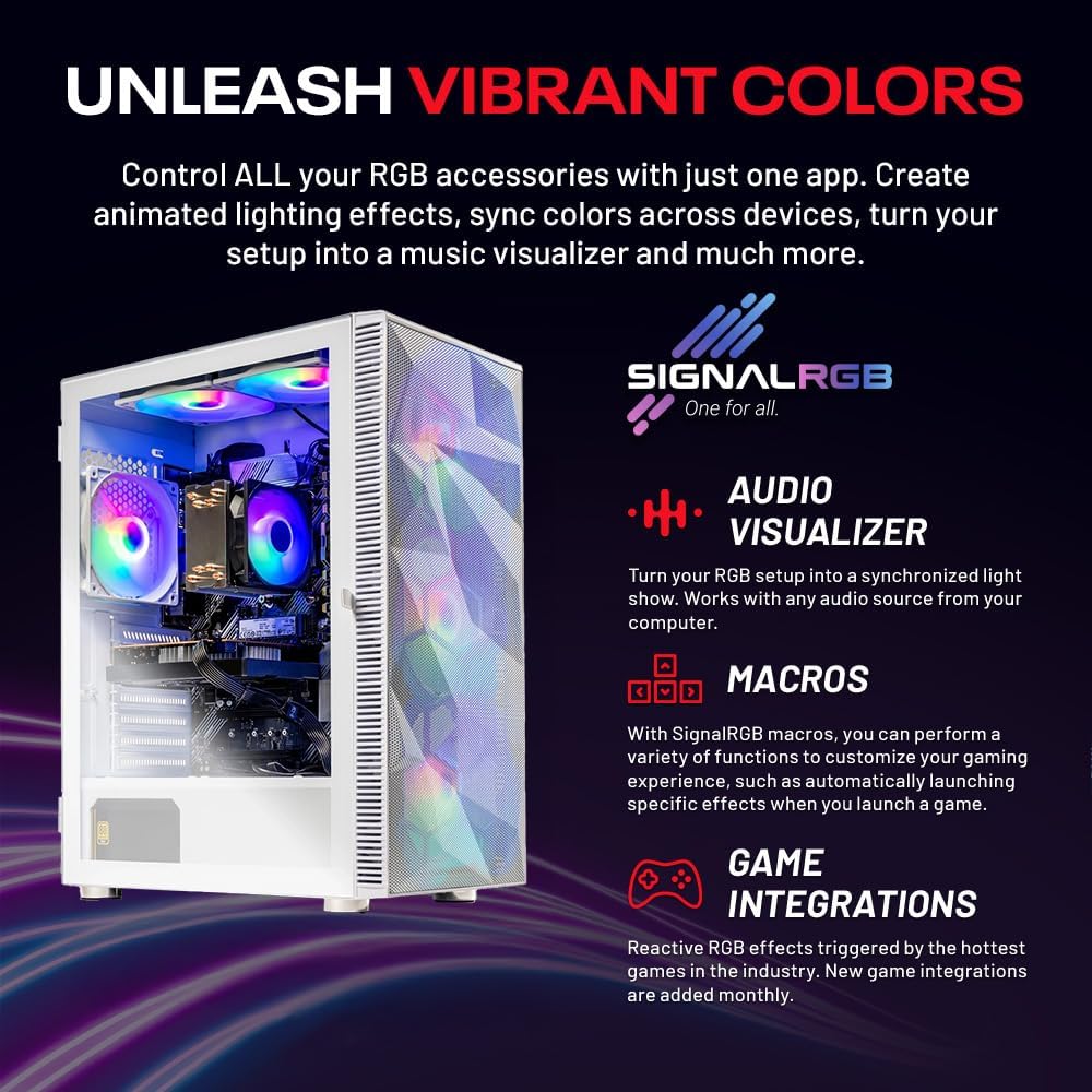 Skytech Gaming Storm Gaming PC, Intel i5 14400F 2.5GHz, NVIDIA RTX 5060 Ti 16GB VRAM, 1TB Gen4 NVMe SSD, 32GB DDR4 RAM 3200, 650W Gold PSU, WI-FI 5, Windows 11, Desktop