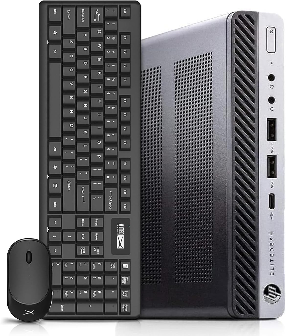 HP Elite Mini 800 G3 Desktop PC Only, i7-6700 AX210 Wi-Fi 6e,Bluetooth 5.2,32GB RAM,New NVMe 1TB SSD, Wireless Keyboard & Mouse,Windows 11 (Renewed)