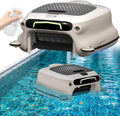 Pool Skimmer Robot- Robotic Pool Skimmer Cleaner- Automatic Cordless Robot Cleaner with 10l Large Capacity,7800mah Battery,Smart Obstacle Avoidance-24/7 Cleaning for All Pools