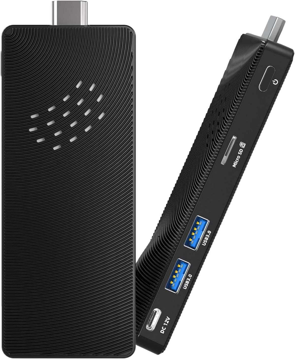 Mini PC Stick Fanless Win 10, Micro Computer Pentium N4200, 4GB RAM 64GB eMMC, Gigabit Ethernet, 4K@60Hz Output, WiFi BT 5.0, for Industrial IOT, Business, Office & Digital Signage