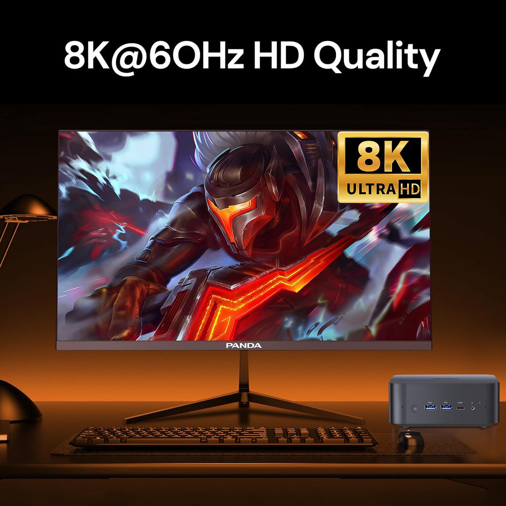 Reatan Mini PC Gaming OCuLink AI AMD Ryzen 7 255, Mini Computers, Built-in Dual Speakers, 2.5Gbps LAN,HDMI 2.1, 8K USB 4.0 Wi-Fi 7/BT5.4 Barebone, NO RAM, NO Storage, NO System