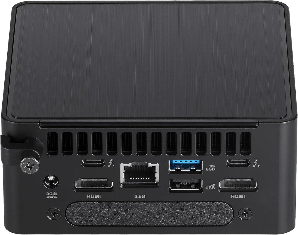 ASUS NUC 14 Pro Tall Barebone with Intel 14thGen Core Ultra 7 155H (NPU Support), up to 96GB DDR5 RAM, Triple Storage, Thunderbolt 4, Wi-Fi 6E & Bluetooth 5.3, Toolless Chassis Access, with VESA Mount