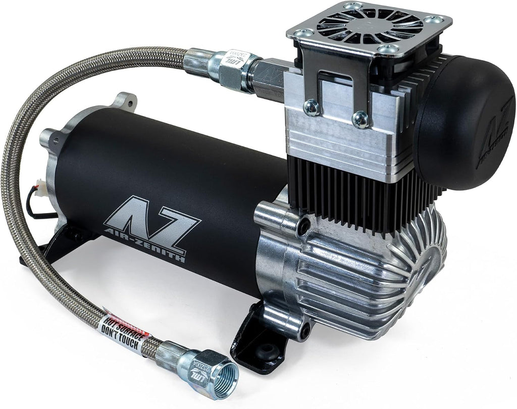 Black & Silver 200 PSI Air Zenith OB3 Air Compressor | 4.5 CFM | 12-Volt | 100% Duty Cycle