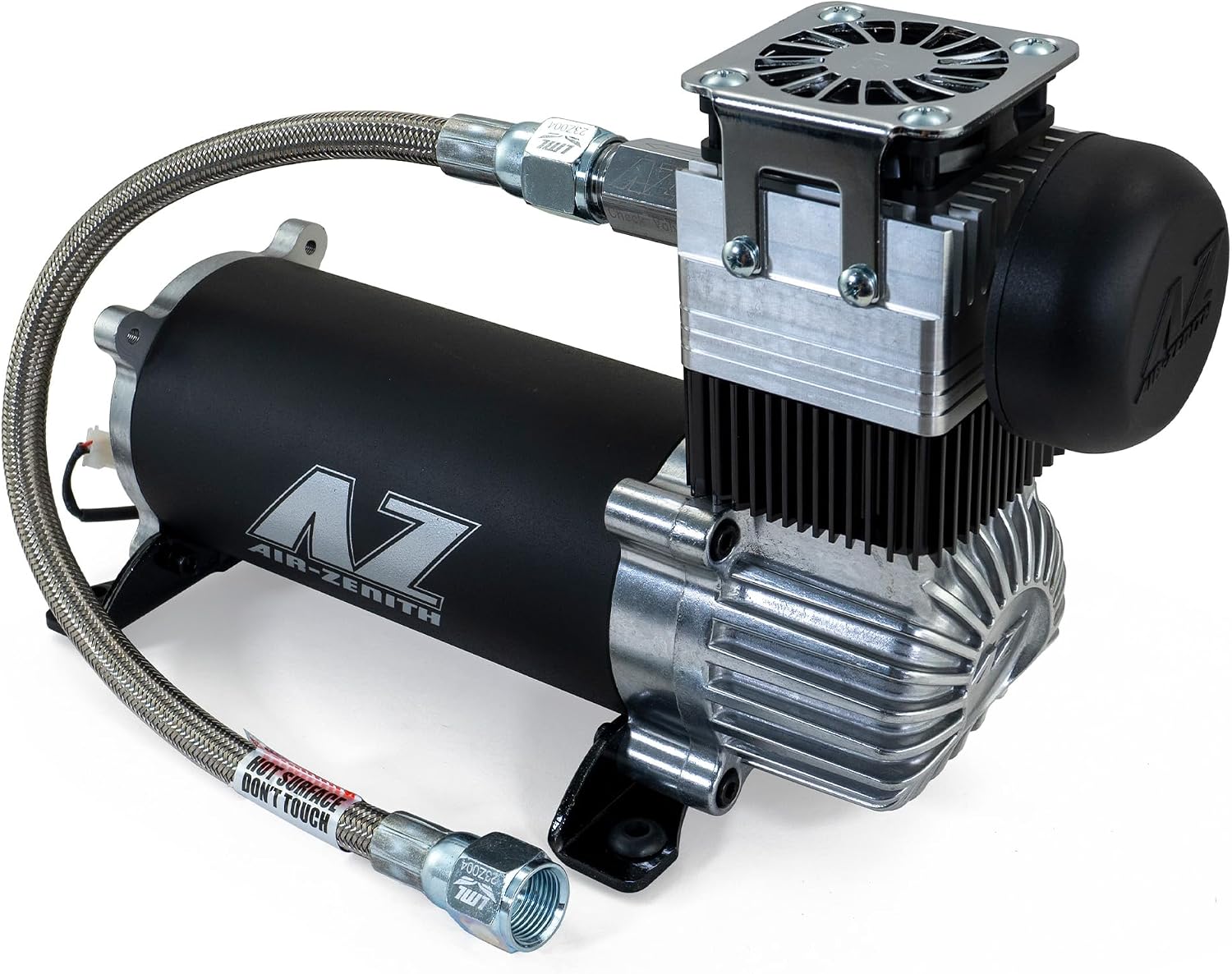 Black & Silver 200 PSI Air Zenith OB3 Air Compressor | 4.5 CFM | 12-Volt | 100% Duty Cycle