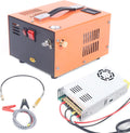 12V 30Mpa Electric Air Compressor, 300 Bar 4500Psi Portable Built-in Transformer Air Compressor Air-Gun High Pressure Pump Transformer with Fan Cooling System & LED Display