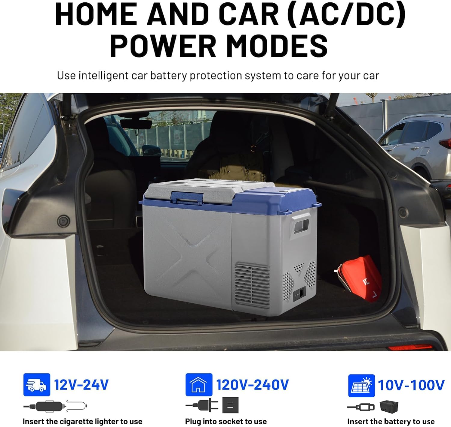 X25 12 Volt Refrigerator,Mini Portable Freezer,26 Quart(24L) Electric Cooler,12V Car Fridge,12/24V DC 100-240V AC for Ourdoor, Camping, Travel, Truck,RV, Boat -4℉~68℉