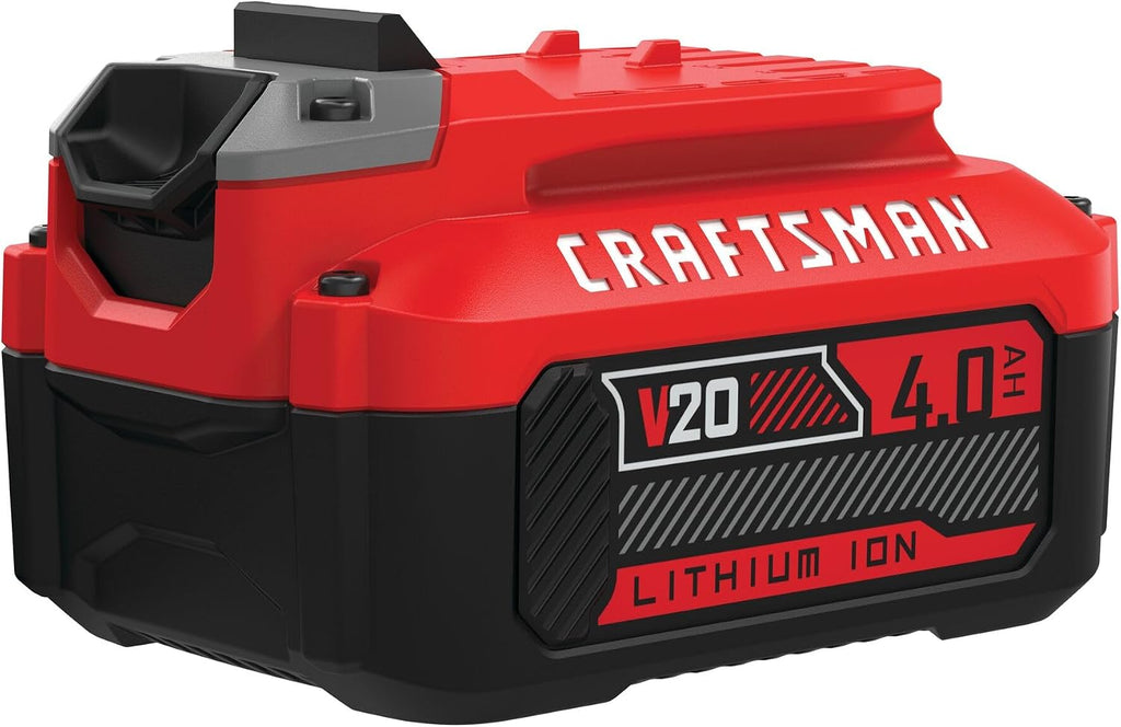 CRAFTSMAN 20V Power Tool Battery 2-Pack, Lithium-ion with Charger (CMCB204-2CK)