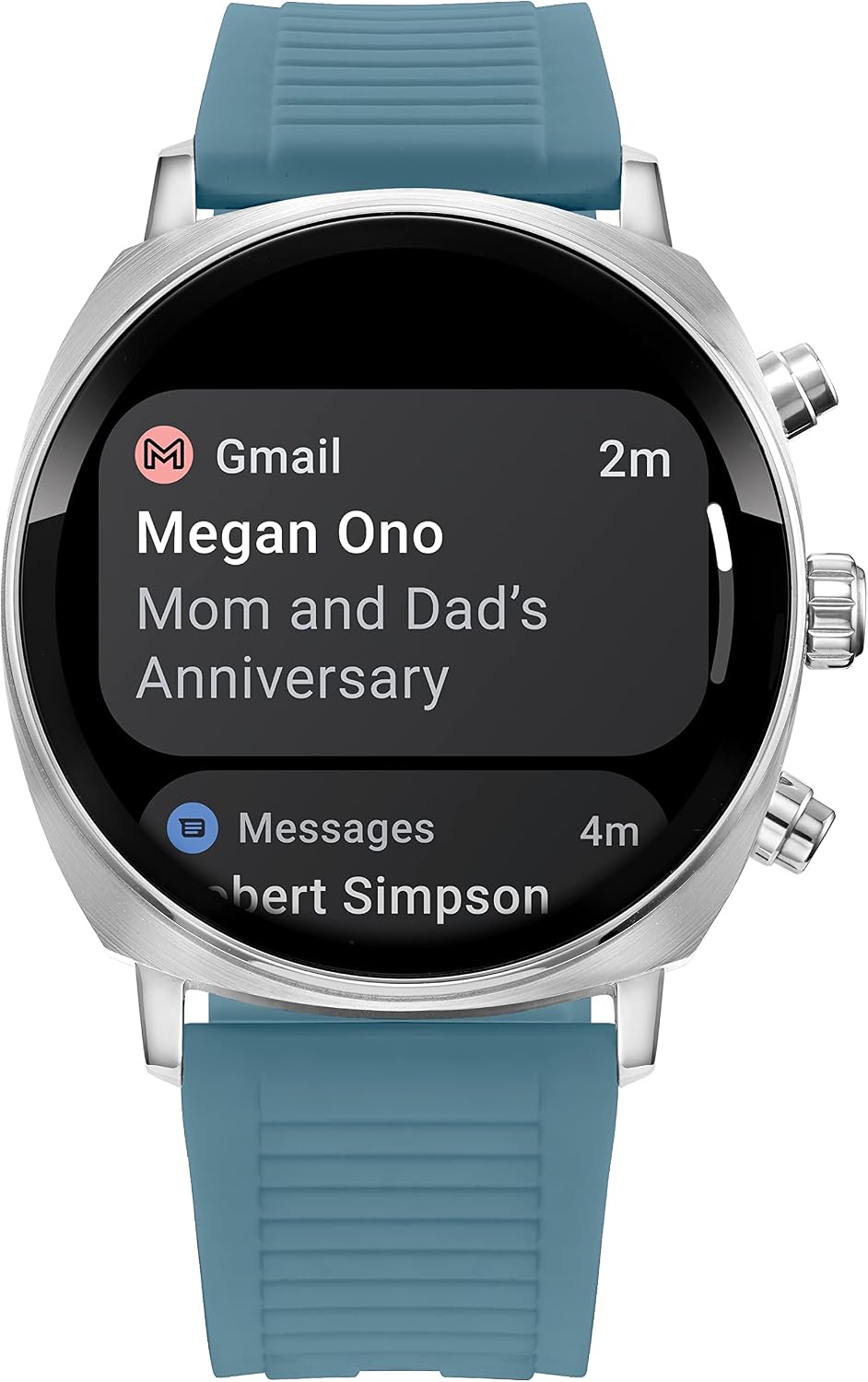 Citizen CZ Smart PQ2 41MM Unisex Smartwatch with YouQ App with IBM Watson® AI and NASA Research, Wear OS by Google, HR, GPS, Fitness Tracker, Amazon Alexa™, iPhone Android Compatible, IPX6 Rating
