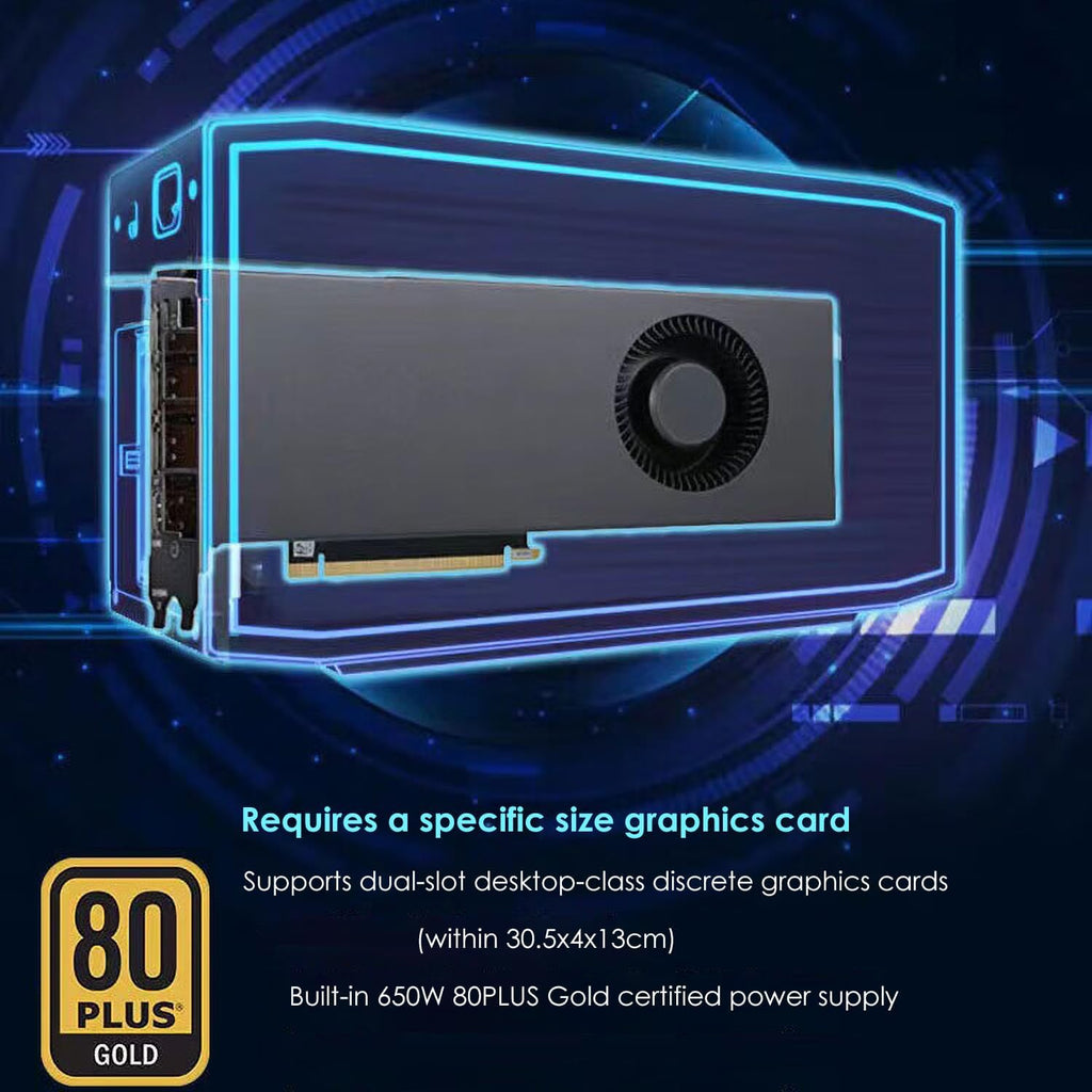 BRENUC11BTMi7 Mini pc Gaming, i7-11700B 4.9GHz,Discrete GPU Ready (PCIe4.0 x16 Slot 12'),4K Gaming, 32GB RAM 1TB SSD, Triple 4K Display, WiFi 6E & 2.5G LAN,for Serious Streaming & Work