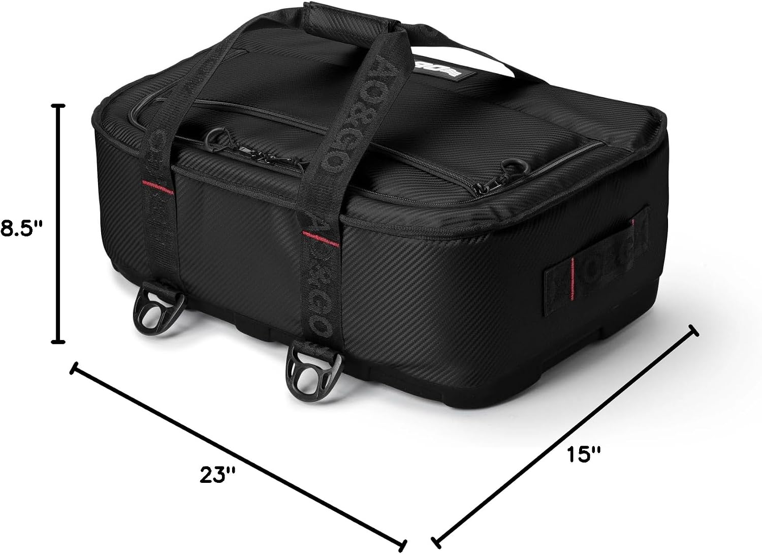 AO Coolers Stow-N-Go Carbon Soft Cooler, Low-Profile, Leakproof with High-Density Insulation, Holds Ice for 24 Hours