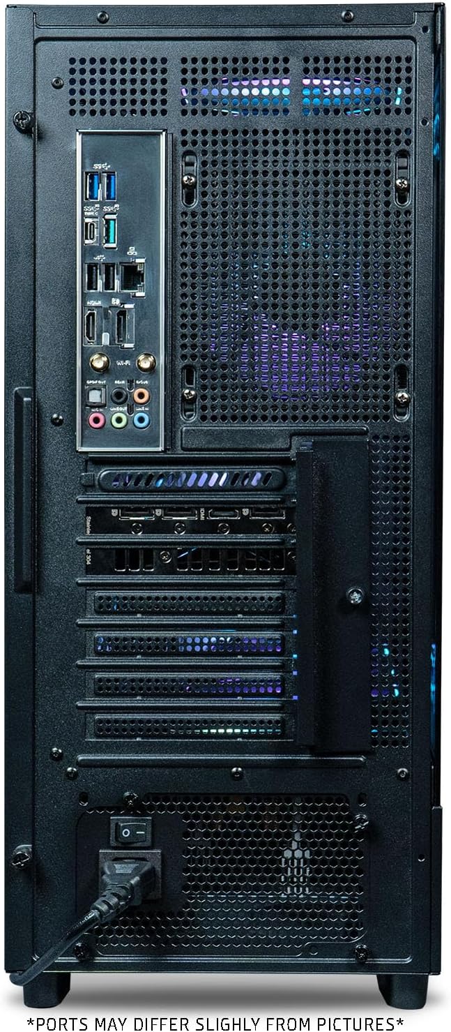 ViprTech Overlord 2.0 Liquid-Cooled PC - AMD Ryzen 7 5700X (4.6Ghz Turbo), AMD RX 9060 XT 16GB, 32GB DDR4 RAM, 1TB SSD, Black Wood Case, RGB Keyboard Mouse, VR-Ready, WiFi BT, Win 11, Computer Tower