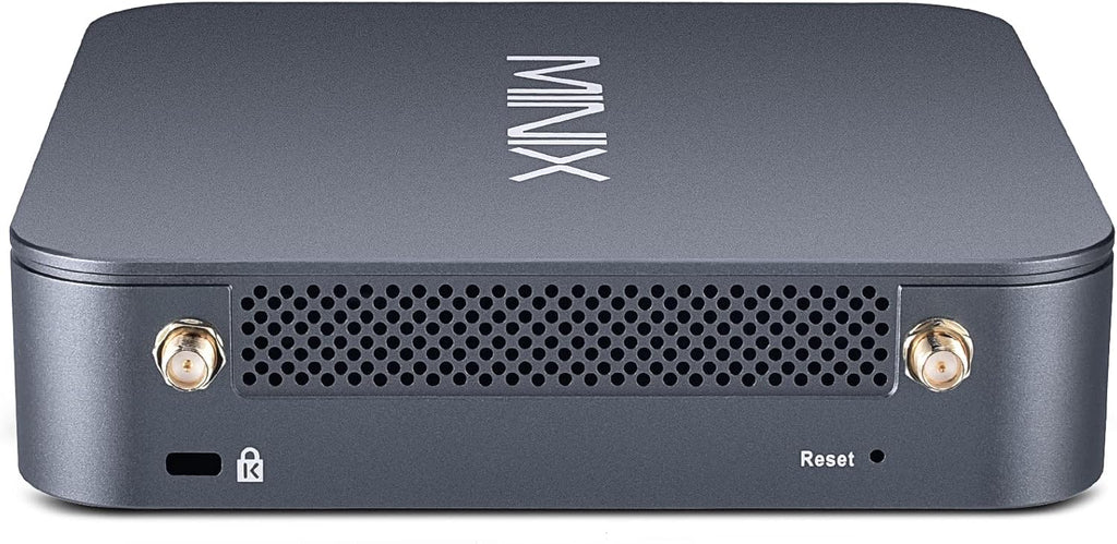 MINIX NEO J51-C8 Max Mini Computer, 8GB/512GB M.2 PCIe NVMe SSD Windows 11 Pro, Aluminum/Wi-Fi6/Dual 2.5GB LAN/USB-C/Triple Display/4K/Auto Power On/PXE Boot/RTC/Vesa Mount