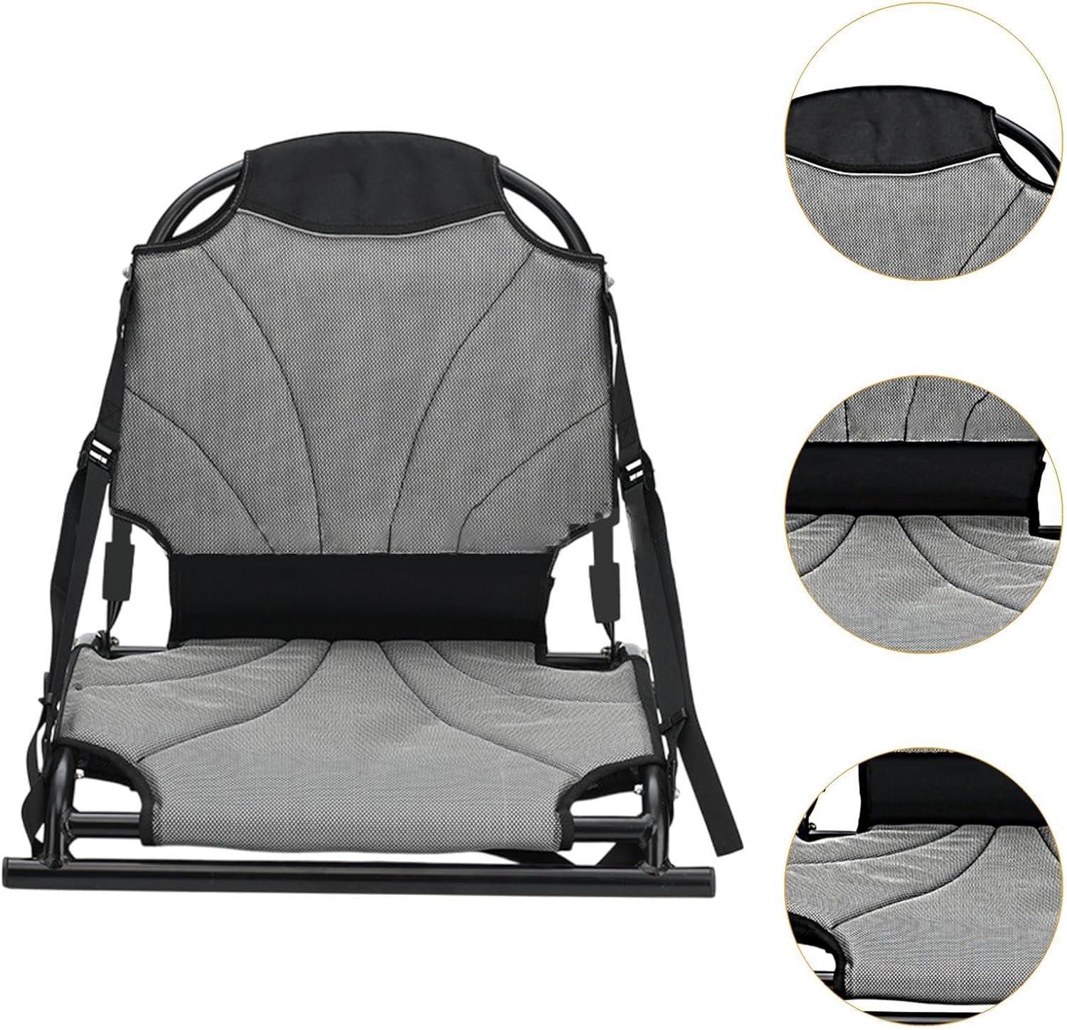 Colaxi Kayak Seat with Backrest Support Versatile Replacement Portable Foldable Fishing Seat