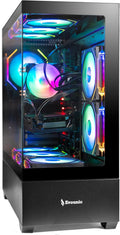 Gaming PC Desktop – Ryzen 7 5700X up to 4.6 GHz 8 Cores, RTX 3050, 32GB DDR4 RAM, 1TB NVMe SSD, Wi-Fi 6 & Bluetooth 5.4, 9 ARGB Fans, Windows 11 Pro, 650W PSU High-Performance Tower