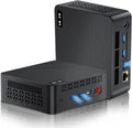 wo-we Mini PC AMD Ryzen 5 3500U(Beats N150/4300U), 8GB DDR4 RAM 256GB NVMe SSD, Vega 8 Graphics Mini Desktop Computer,Triple 4K Displays,Support 2.5''SSD,USB-C/Dual HDMI,WiFi5 BT5.0 for Office Home