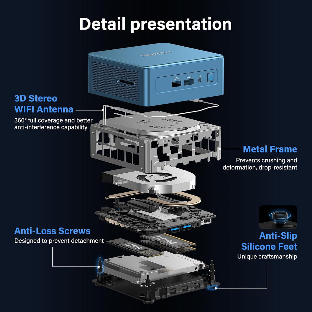 [3-Year Coverage]GEEKOM Mini PC IT12[Best Intel NUC12 Alternative] With Intel i7-1280P Mini Computers,16GB RAM/1TB SSD(Expandable, Not LPDDR) Windows 11 Pro Desktop PC (Low-Power),USB 4/8K/SD(UHS-II)