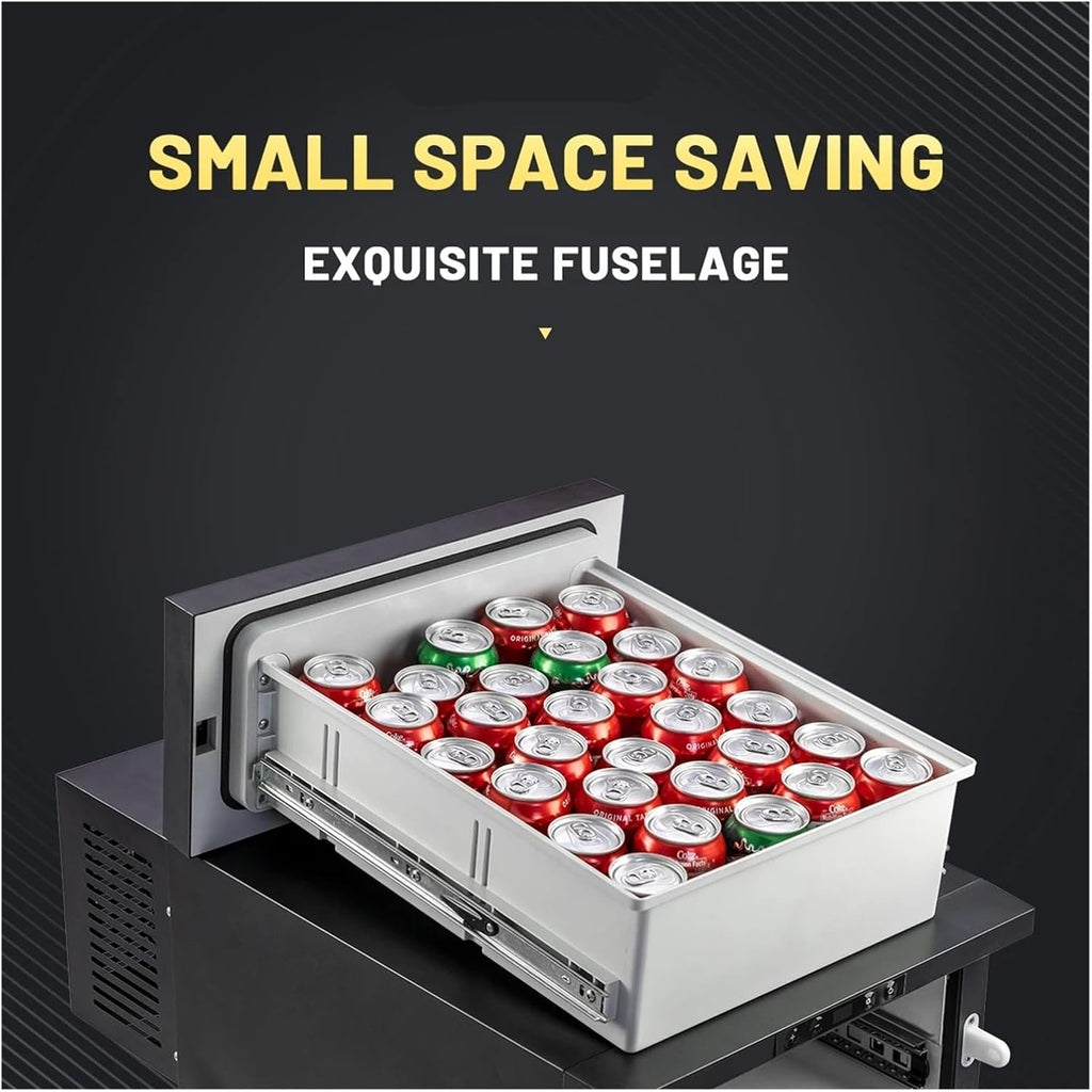 D30 RV Fridge Drawer Car Refrigerator Freezer AC DC Compressor Electric Portable Cooler 12V Fridge With Digital Display