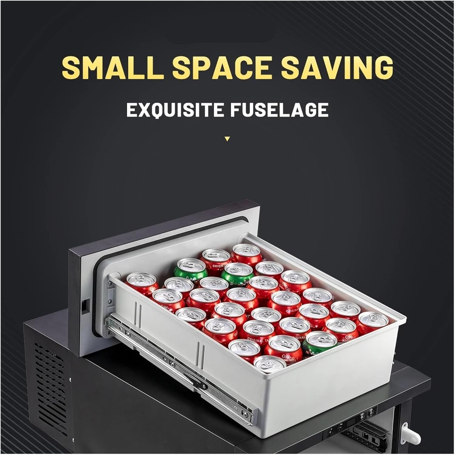 D30 RV Fridge Drawer Car Refrigerator Freezer AC DC Compressor Electric Portable Cooler 12V Fridge With Digital Display