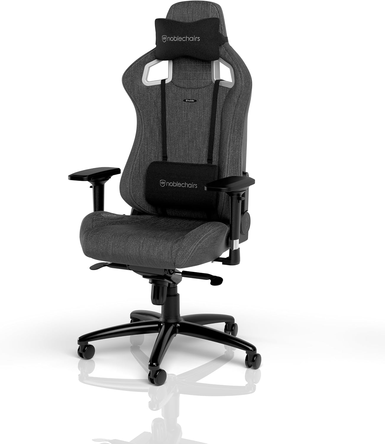 noblechairs Epic Reclining Gaming Chair and Reclining Office Chair, Textile Fabric, Tx Anthracite