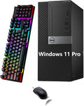 Dell Optiplex 7050 Mini Tower PC Desktop Computer, Windows 11 Pro, 16GB RAM, 256GB SSD, Core i7-7700, USB WiFi+BT, Keyboard, Mouse, No DVD(Renewed)