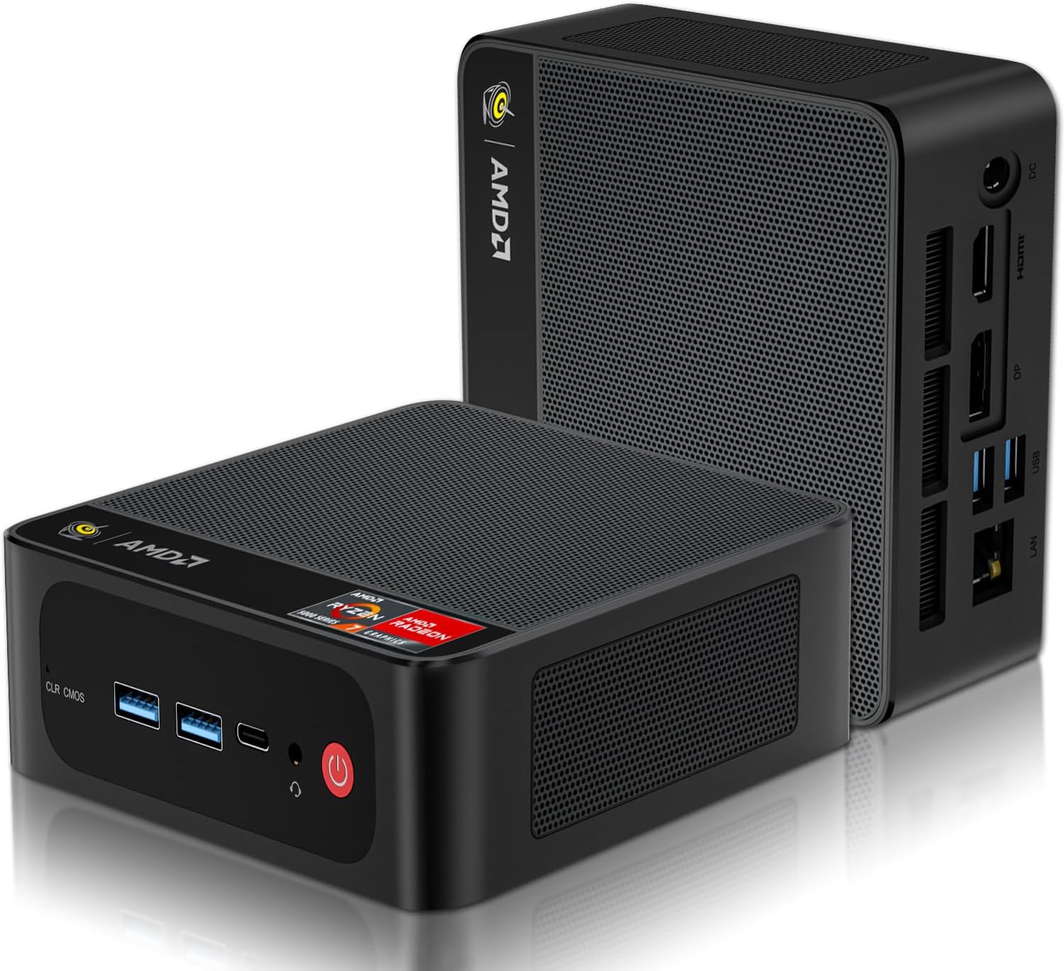 Beelink SER5 Mini Pc,AMD Ryzen 5 5625U (6C/12T,up to 4.3 GHz),Mini Computer with 16GB DDR4/480GB NVMe SSD,Support Triple Screen Display, WiFi 6, BT 5.4,Type-C, 2.5G LAN