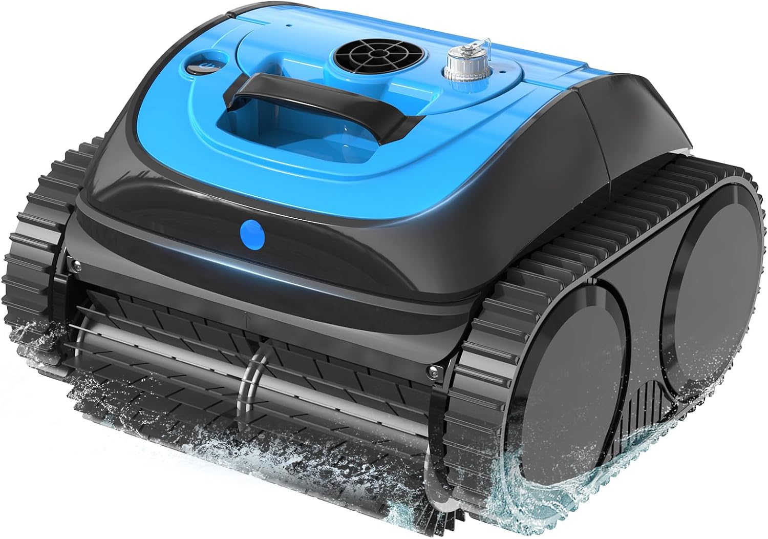 WINNY POOL CLEANER Pool Vacuum for Inground Pools, Cordless Robotic Pool Cleaner, Wall and Waterline Cleaning, Intelligent Route Planning, 150 min Runtime, for Pools up to 1,600 Sq.ft