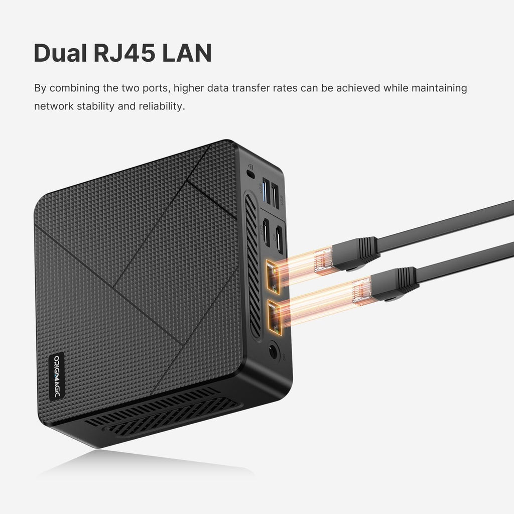 C4 Neo Mini PC 11 Pro, Ryzen 5 3500U Desktop Computer Dual 1000Mbps NIC LAN, 16GB RAM 512GB SSD Micro PC, WiFi 5, BT 5.0, Triple Display, PC for Home Theater, Office
