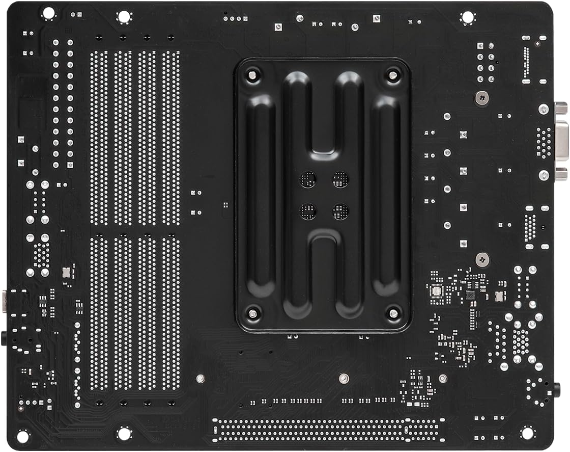 ASRock DeskMeet X300 Mini PC Barebone Kit – AMD AM4 Socket, Supports Ryzen 5000/4000/3000G CPUs, DDR4-3200MHz, PCIe 3.0 x16, Dual M.2, USB 3.2 Gen2 Type-C, 500W PSU (No CPU/RAM/Storage Included)