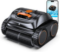 Pool Vacuum for Inground Pools, 4-in-1 Cordless Robotic Pool Cleaner for Above Ground Pools,Triple-Motors,Wall & Waterline Cleaning, App Support, OTA Upgrade up to 1,614 Sq.ft