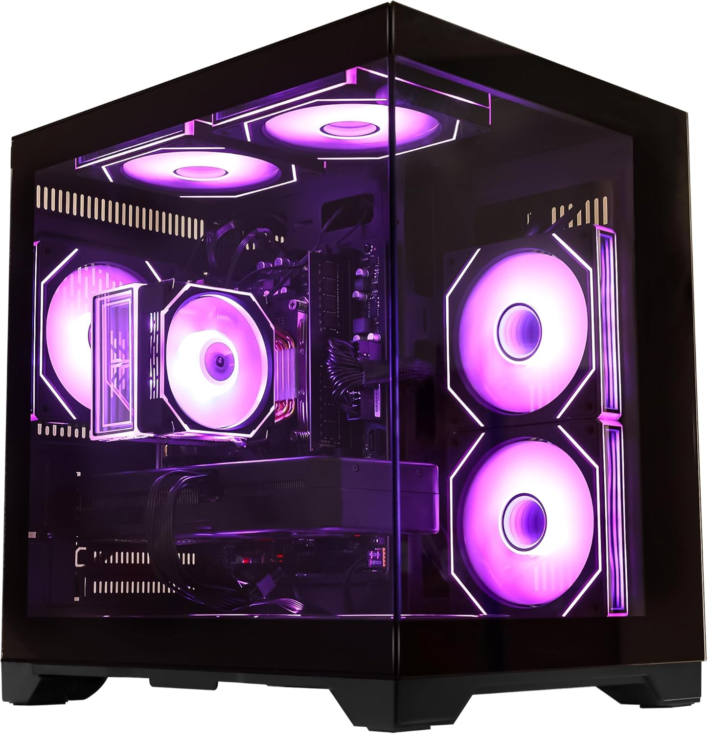 Ace Gaming PC Desktop- Intel Core i5 14400F 3.5 GHz 10-Core, GeForce RTX 5060 8GB, 16GB DDR4 RAM 3200MHz,1TB PCIe SSD, Wi-Fi & Bluetooth, Windows 11-Prebuilt Tower Gamer Computer-Black