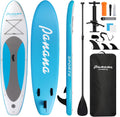 Panana Inflatable Stand Up Paddle Board, 10' SUP Paddleboard Kayak, Blow Up Paddle Boards for Adults Youth with Accessories Kit Anti-Slip EVA Deck