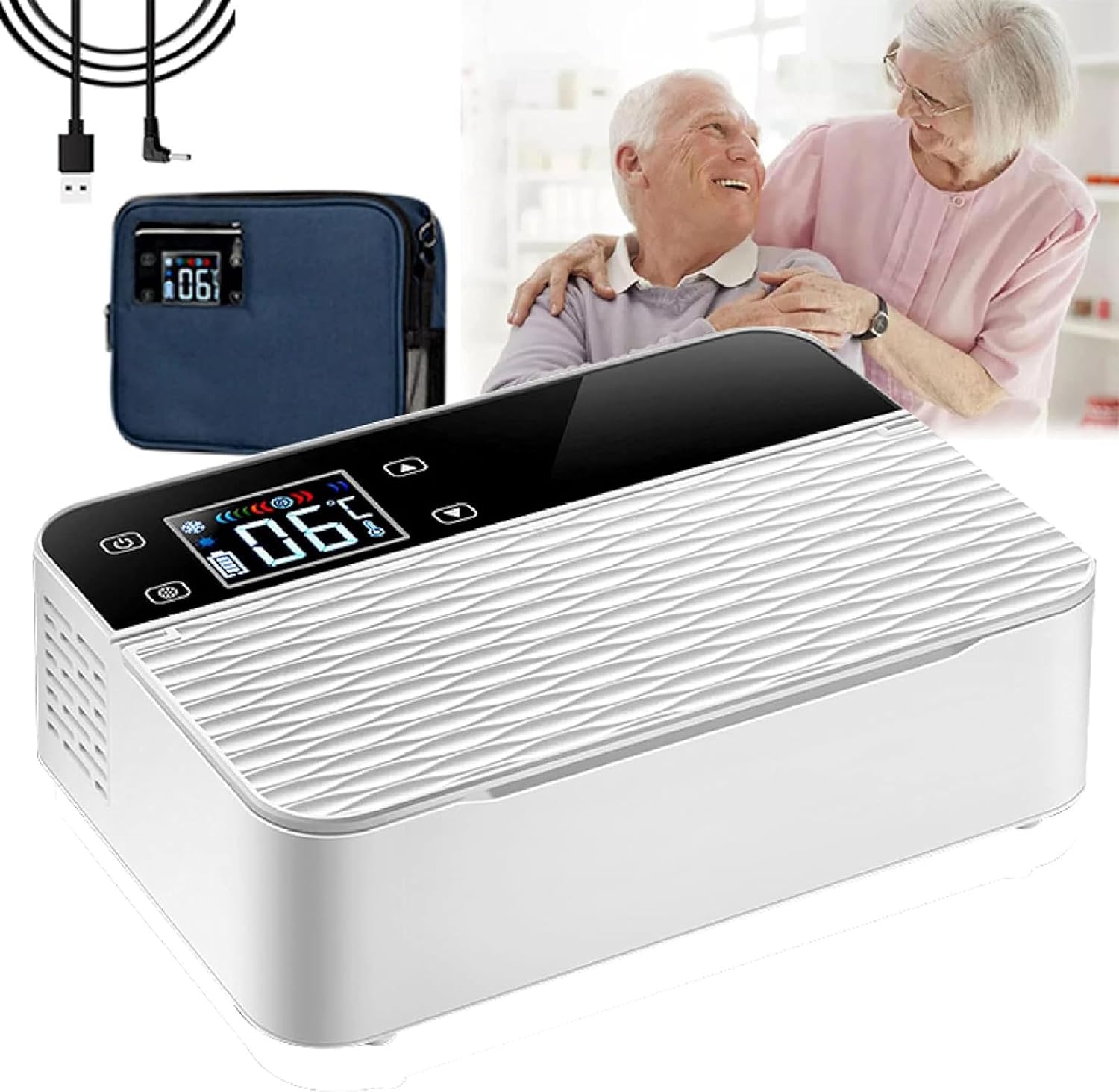 Portable Insulin Travel Bag Insulin Cool Box Refrigerator Insulin Fridge, Cooler Portable Electric Fridge for Insulin, and Insulin Cooler for Travel