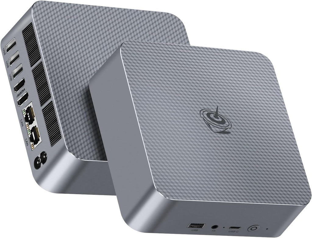 Beelink EQI12 Mini PC,Intel Core i3-1220P (10C/12T,up to 4.4GHz),Mini Computer with 16GB DDR4 RAM 500GB M.2 2280 PCle 4.0x4 SSD,Built-in PSU/4K Dual Screen Display/WiFi6/BT5.4/Dual LAN