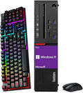 Lenovo ThinkCentre M700 SFF Desktop Computer, 6th Gen Dual Core i3-6100 3.7GHz, 16GB DDR4 RAM 480GB SSD, VGA, DisplayPort, Keyboard & Mouse, WiFi, BT, Windows 11 Pro (Renewed)