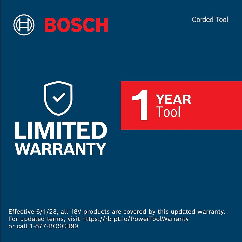 BOSCH PR20EVS Colt 1.0 HP Variable-Speed Palm Router - 5.6 Amp Motor, Soft Start, Constant ResponsCircuitry, Ergonomic Grip, Rugged Aluminum Base, Fixed, Quick-Clamp System, 1/4' Collet