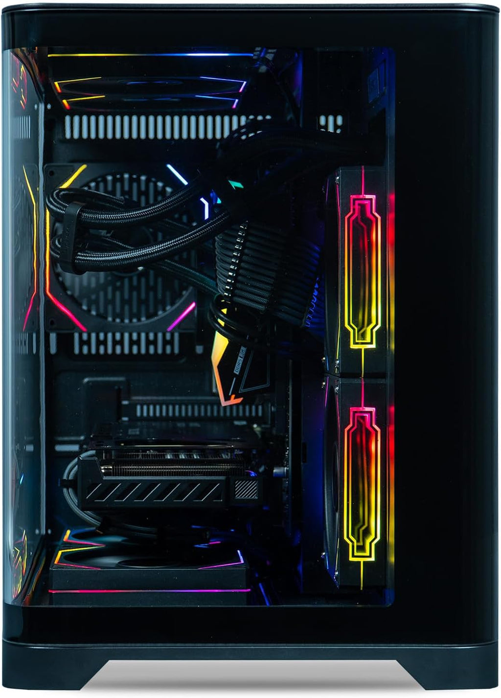 ViprTech Reaper 4.0 Gaming PC - AMD Ryzen 7 8700F (5.0Ghz Liquid Cooled), RTX 5070 12GB, 32GB DDR5 RAM, 2TB NVMe SSD, 800W Gold, VR-Ready, WiFi BT, Win 11, Desktop Computer, Black
