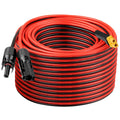 10AWG 100FT XT60 Solar Extension Cable 2 3 6 10 15 20 25 35 40 50 75 100FT XT60 Solar Extension Connector Adapter Thicker Cable Female to Male for Portable Power Station Solar Panel RC LiFePO4 Battery
