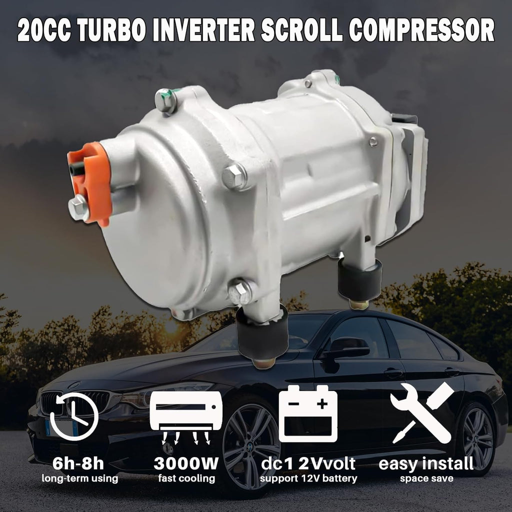 12000 BTU Under Dash Air Conditioner 12V with Heating, Universal 12 Volt A/C Kit System, Electric 12V DC Underdash AC Unit Quiet, Fast Cooling for Classic Car, Vintage Automotive, ATV, Pickup,Tractor