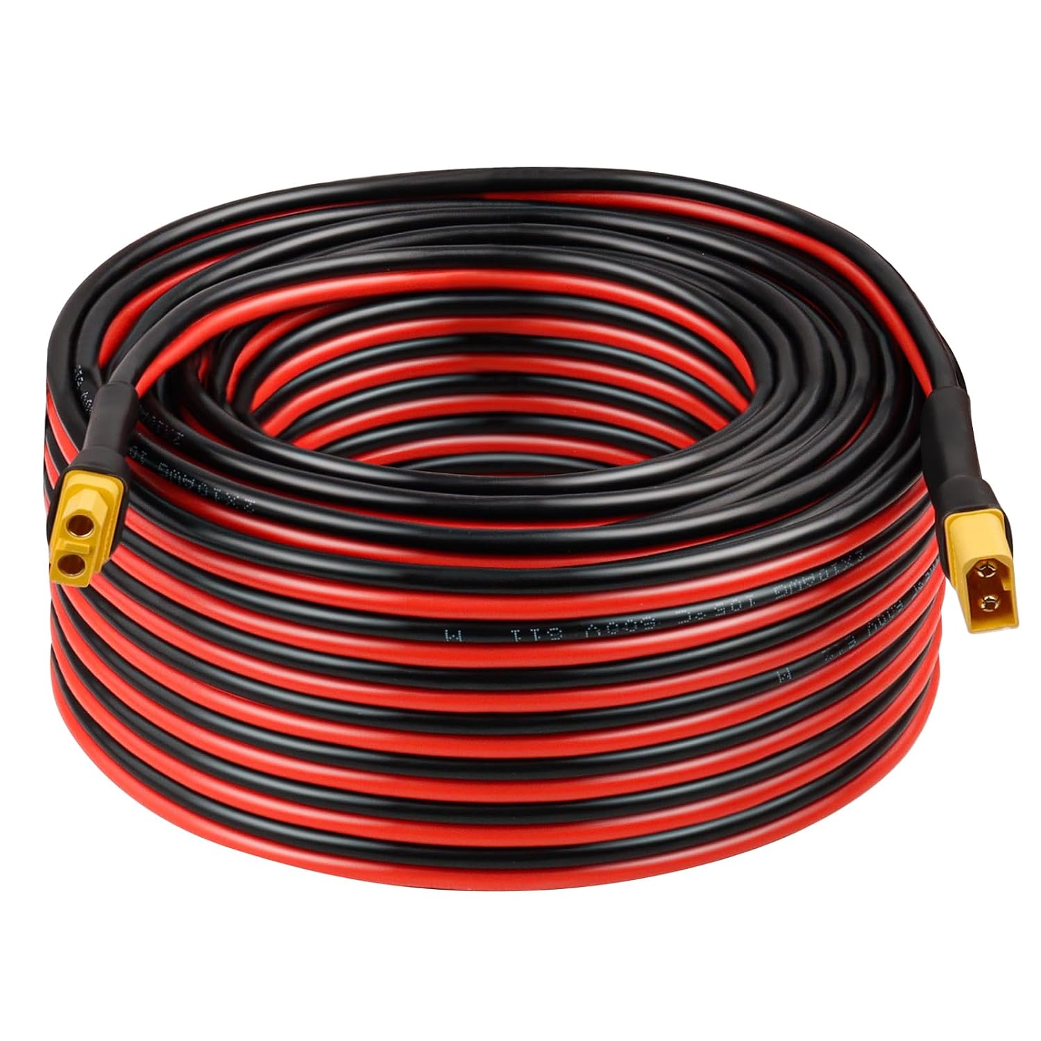 10AWG 75FT XT60 Extension Cable 2 3 5 10 15 20 25 30 35 40 50 75 100FT XT60 Female to Male Connector for Portable Power Station Solar Panel RC Battery