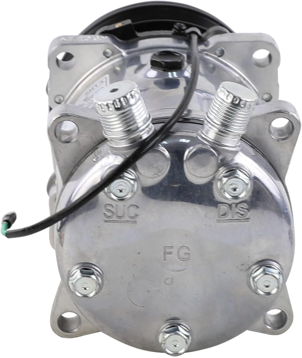 Universal A/C Compressor 6PK Clutch Sanden 508 5H14 R134A Serpentine Belt 24V